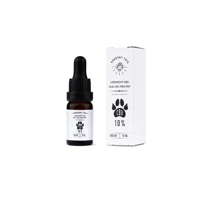 Konopný táta Lososové CBD kapky pro psy 10%, 10ml