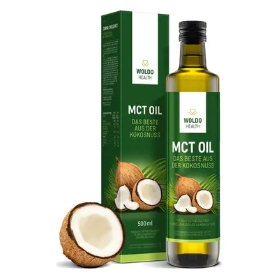 WoldoHealth® MCT olej 100% kokosového oleje 500 ml