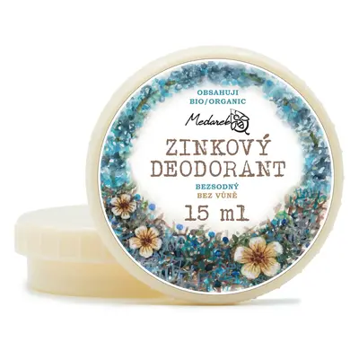 Medarek Medárek Zinkový deodorant bez vůně Objem:: 15 ml