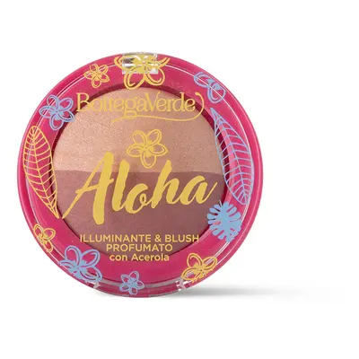 Bottega Verde ALOHA Parfémovaný rozjasňovač a tvářenka, 5 g Barevný: Golden peach