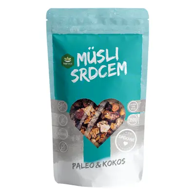 Topnatur Müsli srdcem Paleo & Kokos, 350 g