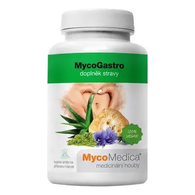 MycoMedica MycoGastro sypká směs pro přípravu nápoje, 90g