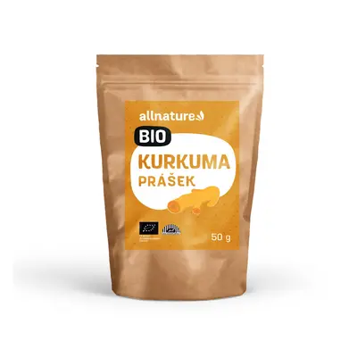 Allnature Kurkuma prášek BIO, 50 g