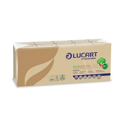 Lucart Professional Lucart Econatural 90F - papírové kapesníčky, 10 ks