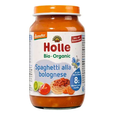 Holle Bio Boloňské špagety pro děti od 8. měsíce, 220 g