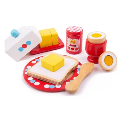 Bigjigs Toys Dřevěný set snídaně