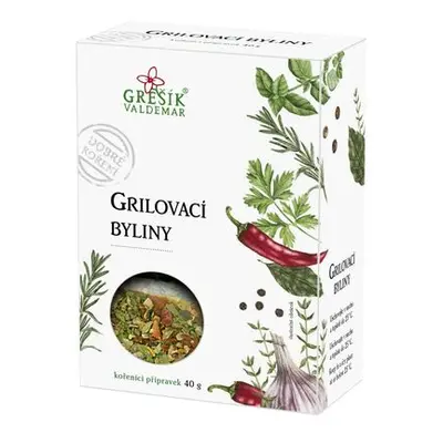 Valdemar Grešík - Natura s.r.o. Grilovací byliny 40 g GREŠÍK Dobré koření