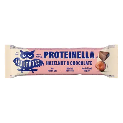 HealthyCo Proteinella Chocolate Bar - čokoláda/ lískový ořech, 35g