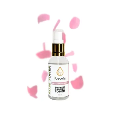 CBD beauty ROSE TONER organická květinová voda, 50 ml