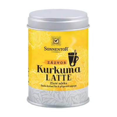 Sonnentor Kurkuma Latte - zázvor bio 60g dóza