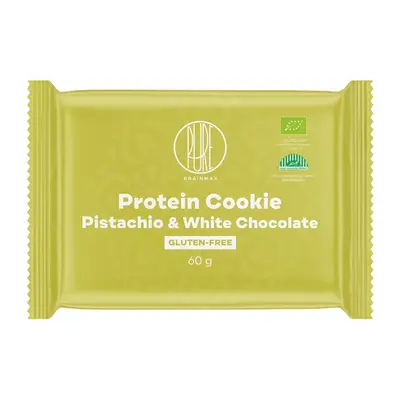 BrainMax Pure Protein Cookie Pistácie & Bílá čokoláda BIO, 60 g