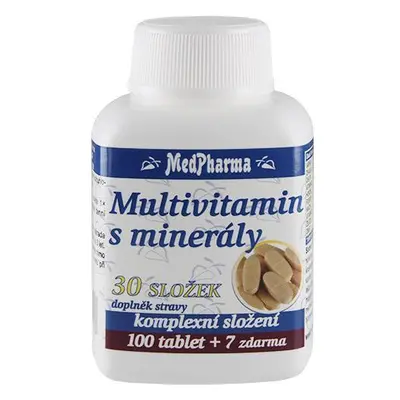 MedPharma Multivitamin s minerály 30 složek - 107 tablet