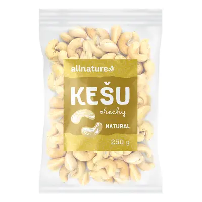 Allnature Kešu jádra, 250 g