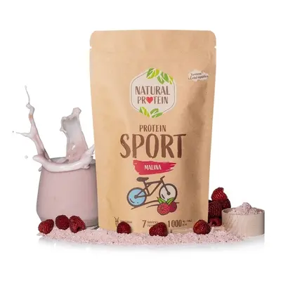 Natural Protein Sport- malina, 350g