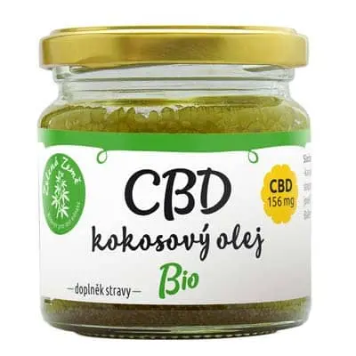 Zelená Země CBD kokosový olej 30 ml