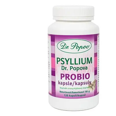 Psyllium Dr. Popova PROBIO kapsle, 120 ks Dr. Popov