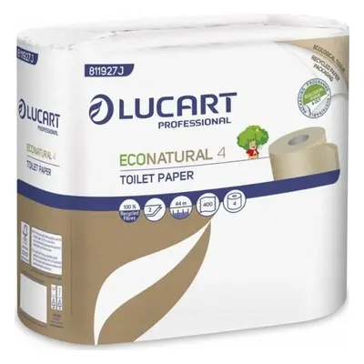 Lucart Professional Lucart Econatural 4 - toaletní papír, 4 ks