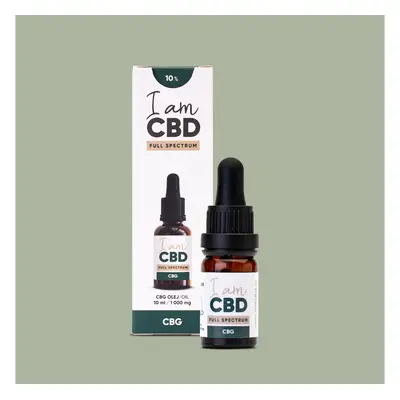 I am CBD Full Spectrum CBG konopný olej 10% 10 ml original