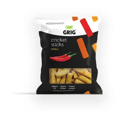 Grig Cvrččí tyčinky, 100 g příchuť: Chilli