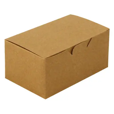 EcoPack Papírový box / krabička EKO na nugety 115x75x45 mm kraft bal/25 ks Balení: 25