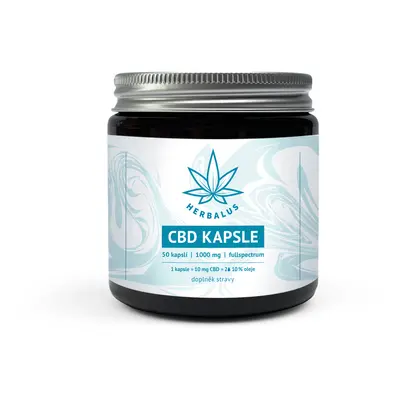 Herbalus CBD Kapsle, 50ks