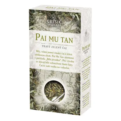 Valdemar Grešík - Natura s.r.o. Pai Mu Tan b.č. 50 g krab. GREŠÍK Čaje 4 světadílů