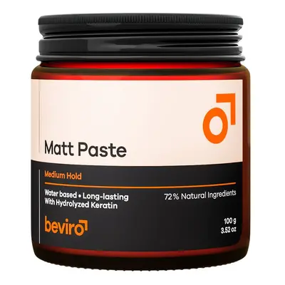 Beviro Matt Paste - matující pasta na vlasy se střední fixací, 100g