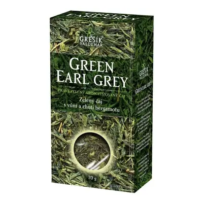 Valdemar Grešík - Natura s.r.o. Green Earl Grey z.č. 70 g krab. GREŠÍK Čaje 4 světadílů