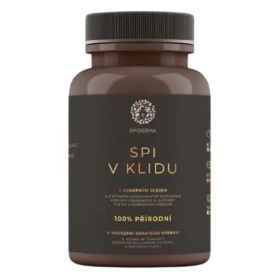 Epiderma Spi v klidu®, s konopným olejem, Epiderma, 30 kapslí