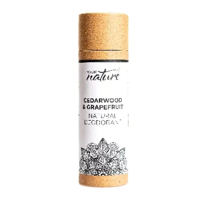 Your Nature Tuhý deodorant Cedrové dřevo a Grapefruit, 70 g