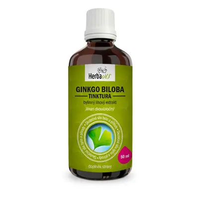 Herbavis Ginkgo biloba - tinktura, 50 ml