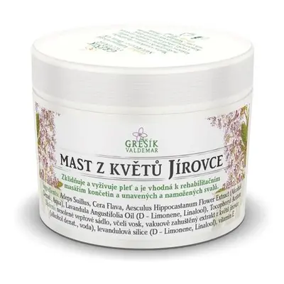 Valdemar Grešík - Natura s.r.o. Mast z květů jírovce 50 ml GREŠÍK