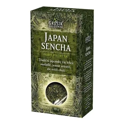 Valdemar Grešík - Natura s.r.o. Japan Sencha z.č. 70 g krab. GREŠÍK Čaje 4 světadílů