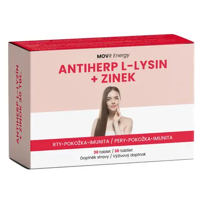 MOVit Energy MOVit AntiHerp L-Lysin + Zinek, 30tbl.