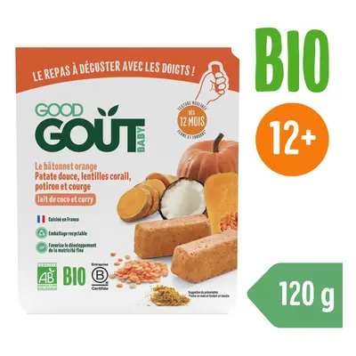 Good Gout BIO BLW Tyčinky z červené čočky a dýně (120 g)