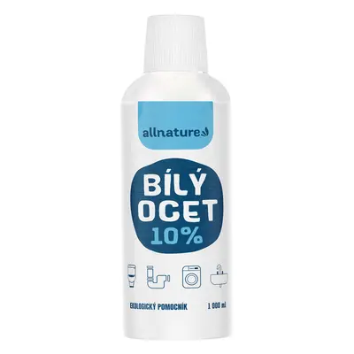 Allnature Bílý ocet 10%, 1 l