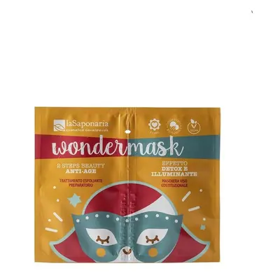 laSaponaria Dvoufázová pleťová maska proti stárnutí Wondermask, 8+5 ml