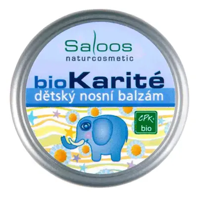 Saloos Balzám bio karité Dětský nosní 19 ml