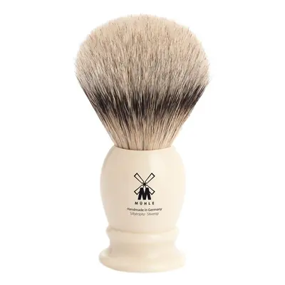 Mühle Střední štětka na holení Classic z jezevčích štětin (silvertip badger, imitace slonoviny)