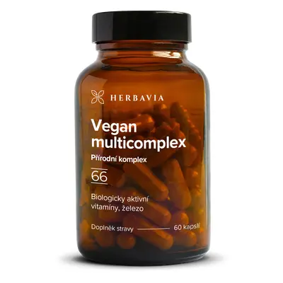 Herbavia Vegan Multicomplex + železo, 60 kapslí