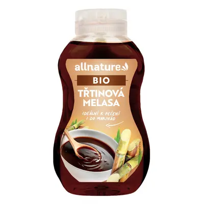 Allnature Melasa třtinová BIO, 250 ml