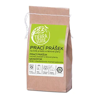 Tierra Verde – Prací prášek na bílé prádlo a pleny, 250 g