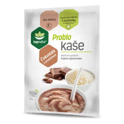 Topnatur Probio kaše Protein s čokoládou, 60 g