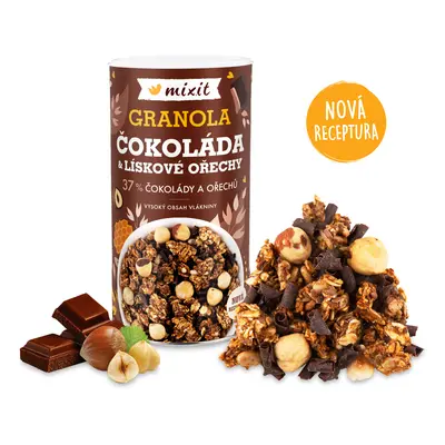 Mixit Granola z pece Čokoláda a lískové ořechy, 570 g