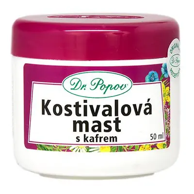 Kostivalová mast s kafrem, 50 ml Dr. Popov