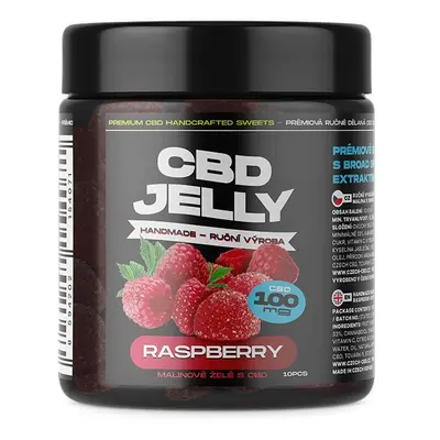 CZECHCBD CBD Jelly 100 mg - malina, 10 ks