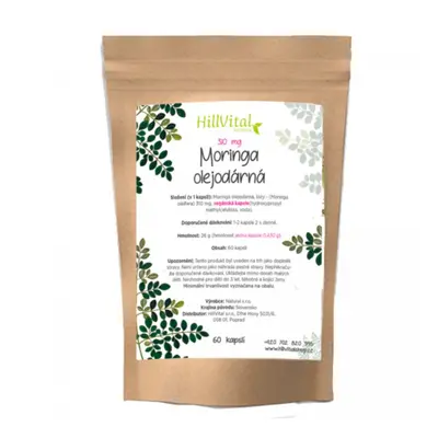 HillVital Moringa olejodárná, 60 kapslí