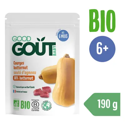 Good Gout BIO Máslová dýně s jehněčím masem (190 g)