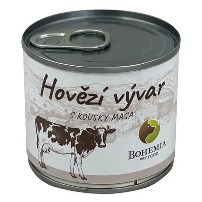 Bohemia Pet Food BOHEMIA Hovězí vývar s kousky masa, 140ml