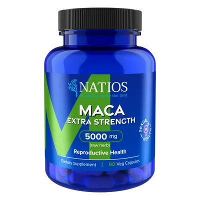 Natios Maca Extract 5000 mg, 90 kapslí